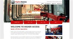 Desktop Screenshot of higheraccess.co.uk